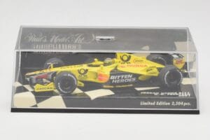 Jordan Honda EJ11 #7 H-H. Frentzen F1 2001 Minichamps 1:43 400010011 Fém – 5. kép a 5-ből