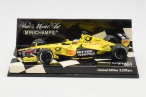 Jordan Honda EJ11 #11 J. Trulli F1 2001 Minichamps 1:43 400010012 Fém