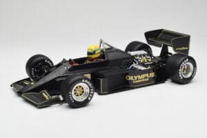 Lotus Renault 97T John Player Special #12 A. Senna Portuguese GP 1985 1st Victory Minichamps 1:12 540851292 Fém – 2. kép a 8-ből