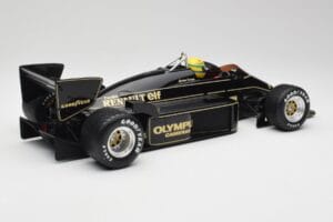 Lotus Renault 97T John Player Special #12 A. Senna Portuguese GP 1985 1st Victory Minichamps 1:12 540851292 Fém – 3. kép a 8-ből