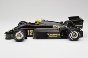 Lotus Renault 97T John Player Special #12 A. Senna Portuguese GP 1985 1st Victory Minichamps 1:12 540851292 Fém – 4. kép a 8-ből