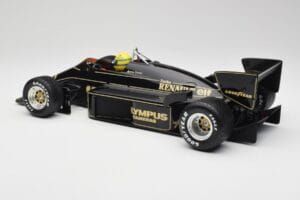 Lotus Renault 97T John Player Special #12 A. Senna Portuguese GP 1985 1st Victory Minichamps 1:12 540851292 Fém – 7. kép a 8-ből