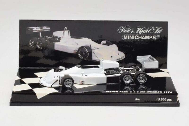 March 2-4-0 Six Wheeler #12 F1 1976 Minichamps 1:43 436760699 Fém