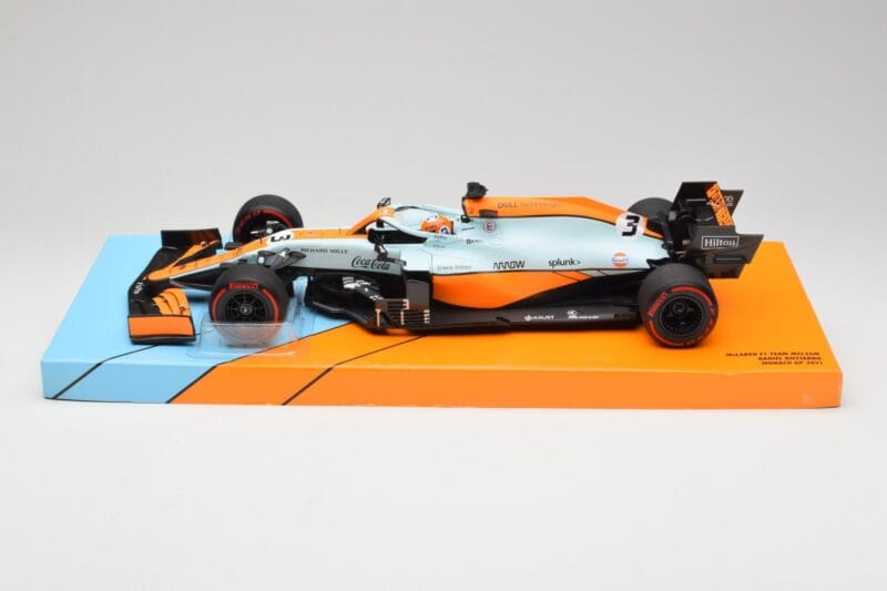 McLaren MCL35M #3 D. Ricciardo Monaco GP 2021 Minichamps 1:18 533212403 Fém