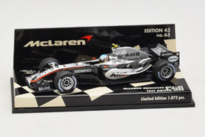 McLaren MP4-20 Mercedes A. Wurz F1 2005 Minichamps 1:43 530054355 Fém
