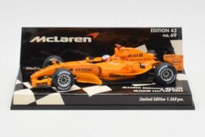 McLaren Mercedes MP4-20 G. Paffett Test Car 2006 Minichamps 1:43 530064395 Fém