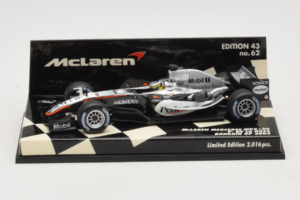 McLaren MP4-20 Mercedes P. de la Rosa F1 2005 Minichamps 1:43 530054315 Fém