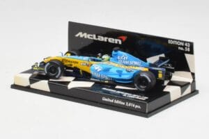 McLaren MP4-19B #5 D. Coulthard F1 2004 Minichamps 1:43 530044315 Fém – 2. kép a 5-ből