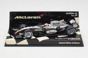 McLaren MP4-19B #6 K. Raikkonen F1 2004 Minichamps 1:43 530044316 Fém