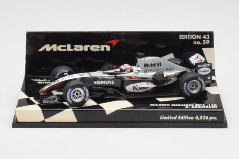 McLaren MP4-19B #6 K. Raikkonen F1 2004 Minichamps 1:43 530044316 Fém