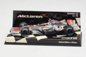 McLaren MP4-21 P. de la Rosa Test 2006 Minichamps 1:43 530064343 Fém
