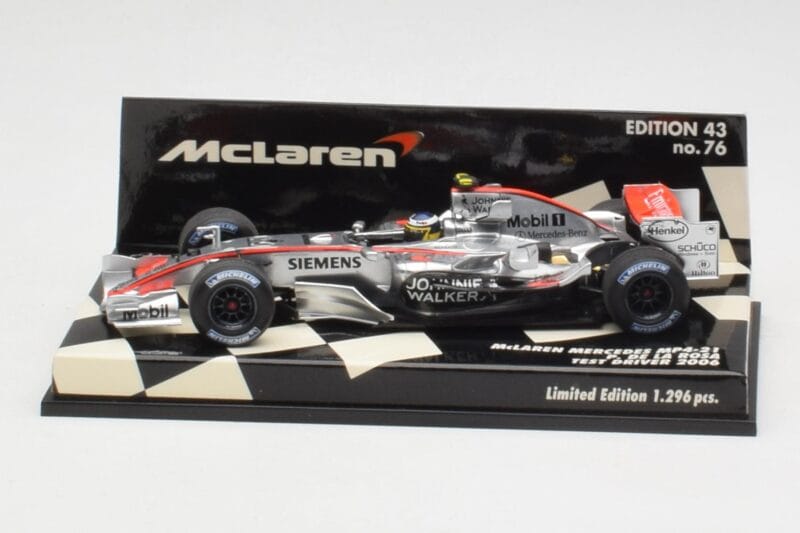 McLaren MP4-21 P. de la Rosa Test 2006 Minichamps 1:43 530064343 Fém