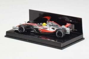 McLaren MP4-22 L. Hamilton F1 Showcar 2007 Minichamps 1:43 530074372 Fém – 2. kép a 5-ből