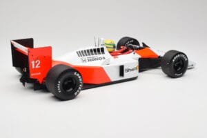 McLaren Honda MP4/4 Marlboro #12 A. Senna F1 World Champion 1988 Minichamps 1:12 540881212 Fém – 2. kép a 6-ből