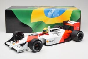 McLaren Honda MP4/4 Marlboro #12 A. Senna F1 World Champion 1988 Minichamps 1:12 540881212 Fém – 6. kép a 6-ből