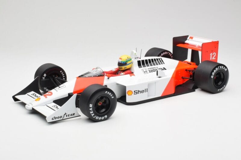 McLaren Honda MP4/4 Marlboro #12 A. Senna F1 World Champion 1988 Minichamps 1:12 540881212 Fém