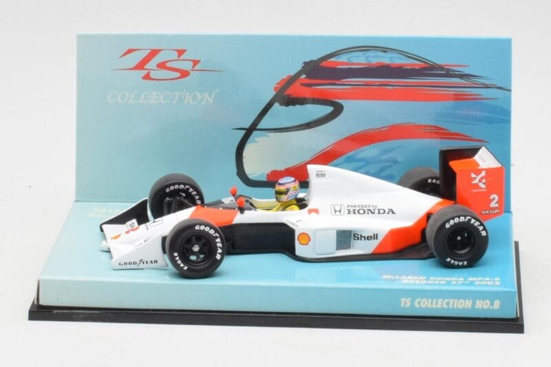 McLaren MP4/5 T. Sato Demonstration Run 2002 Minichamps 1:43 518020102 Fém