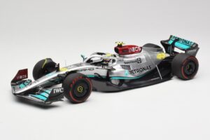 Mercedes AMG W13 E Performance Petronas #44 L. Hamilton Spanish GP 2022 Minichamps 1:18 110220044 Fém