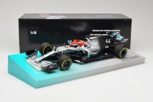 Mercedes AMG Petronas W10 EQ Power+ #44 L. Hamilton Monaco GP Winner 2019 Minichamps 1:18 113906644 Gyanta – 7. kép a 7-ből