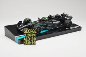 Mercedes AMG W14 E Performance Petronas #63 G. Russell Bahrain GP 2023 Minichamps 1:18 113230163 Gyanta – 2. kép a 7-ből