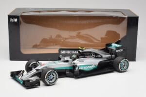 Mercedes AMG W07 #6 N. Rosberg Australia GP Winner 2016 Minichamps 1:18 110160006 Fém – 6. kép a 7-ből
