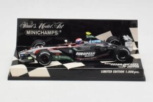 Minardi Cosworth PS03 M. Bobbi Test Car 2003 Minichamps 1:43 400030039 Fém