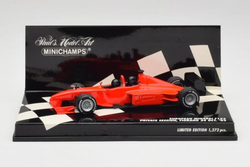 Minardi F1X2 Fiorano Test 2002 Minichamps 1:43 400020510 Fém