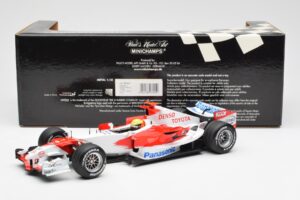 Panasonic Toyota Racing TF106 #8 R. Schumacher F1 2006 Minichamps 1:18 100060007 Fém – 6. kép a 6-ből
