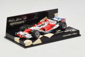 Toyota J. Trulli Panasonic Toyota Racing Showcar F1 2007 Minichamps 1:43 400070082 Fém – 2. kép a 5-ből