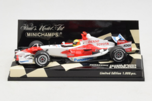 Toyota TF107 Panasonic #11 R. Schumacher Panasonic Toyota Racing Showcar 2007 Minichamps 1:43 400070081 Fém