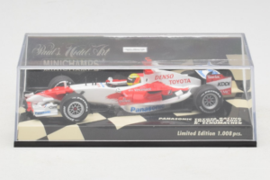 Toyota TF107 Panasonic #11 R. Schumacher Panasonic Toyota Racing Showcar 2007 Minichamps 1:43 400070081 Fém – 5. kép a 5-ből