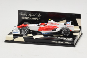 Toyota T. Glock Panasonic Toyota Racing Showcar F1 2008 Minichamps 1:43 400080082 Fém