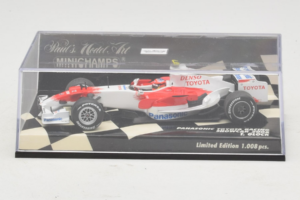 Toyota T. Glock Panasonic Toyota Racing Showcar F1 2008 Minichamps 1:43 400080082 Fém – 5. kép a 5-ből