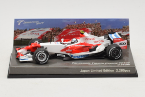 Toyota TF107 #12 J. Trulli Panasonic Toyota Racing Showcar F1 2007 Minichamps 1:43 AM60129 Fém