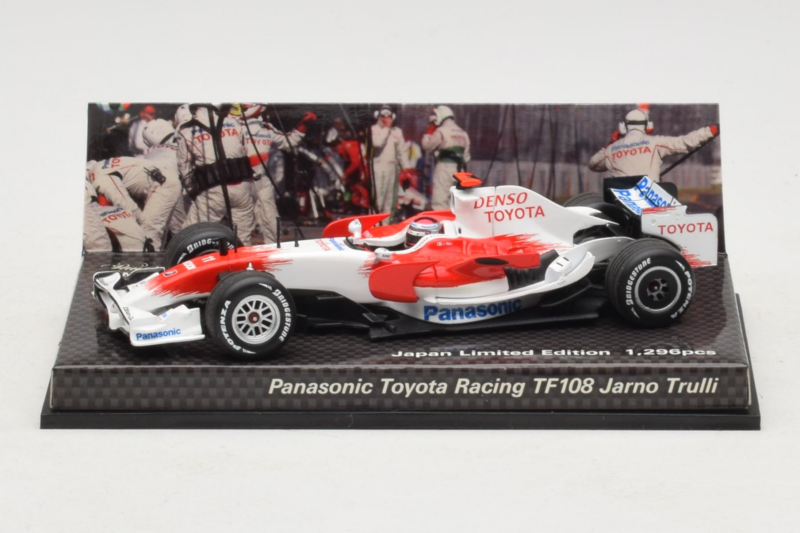 Toyota TF108 #12 J. Trulli Panasonic Toyota Racing F1 2008 Minichamps 1:43 AM61151 Fém