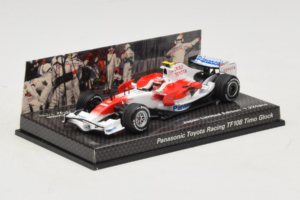 Toyota TF108 #17 T. Glock Panasonic Toyota Racing F1 2008 Minichamps 1:43 AM61152 Fém – 2. kép a 6-ből