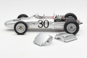 Porsche 804 #30 D. Gurney French Grand Prix 1962 AUTOart 1:18 86271 Fém – 3. kép a 6-ből