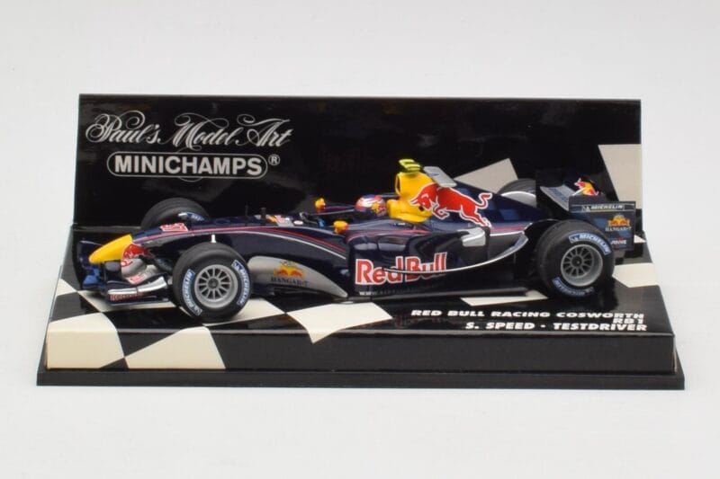 Red Bull RB1 Cosworth S. Speed Test Car 2005 Minichamps 1:43 400050137 Fém