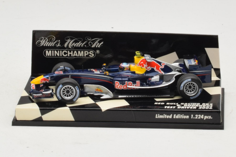 Red Bull Racing RB2 R. Doornbos Test Driver F1 2006 Minichamps 1:43 400060037 Fém