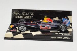 Red Bull Racing Renault RB5 #15 S. Vettel Showcar 2009 Minichamps 1:43 400090085 Fém