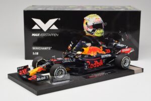 Red Bull RB16B #33 M. Verstappen Styrian & Austrian GP Winner 2021 Minichamps 1:18 113210933 Fém – 6. kép a 6-ből