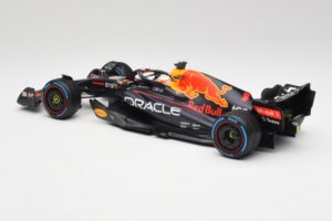 Red Bull RB18 #1 M. Verstappen Monaco GP 3rd Wet 2022 Minichamps 1:18 110220701 Fém – 5. kép a 7-ből