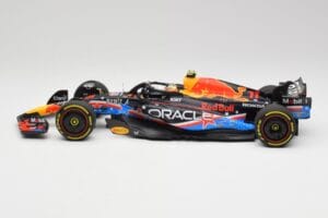 Red Bull RB19 #1 M. Verstappen Austin GP Winner 2023 Minichamps 1:18 110231901 Fém – 3. kép a 6-ből