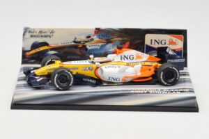 Renault R27 G. Fisichella / H. Kovalainen Showcar 2007 Minichamps 1:43 403070172 Fém