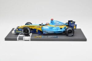 Renault F1 Team R25 #5 F. Alonso 3rd Place Brazil GP 2005 World Champion Minichamps 1:18 117051705 Fém