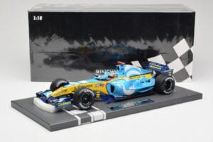 Renault F1 Team R25 #5 F. Alonso Winner French GP 2005 Minichamps 1:18 117051005 Fém – 7. kép a 7-ből