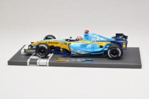 Renault R25 #5 F. Alonso 2nd Place Belgian GP 2005 Minichamps 1:18 117051605 Fém