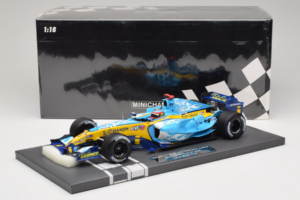 Renault R25 #5 F. Alonso 2nd Place Belgian GP 2005 Minichamps 1:18 117051605 Fém – 7. kép a 7-ből