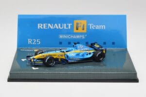 Renault R25 #1 F. Alonso F1 World Champion 2005 Minichamps 1:43 403050105 Fém