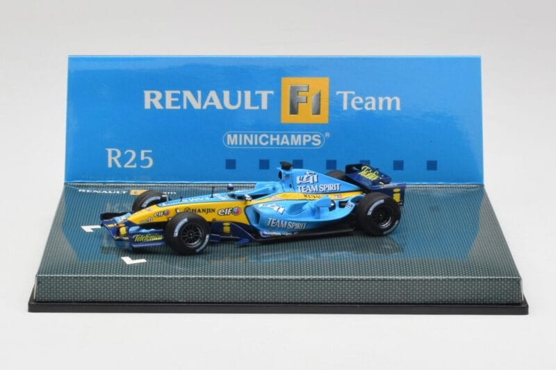 Renault R25 #1 F. Alonso F1 World Champion 2005 Minichamps 1:43 403050105 Fém